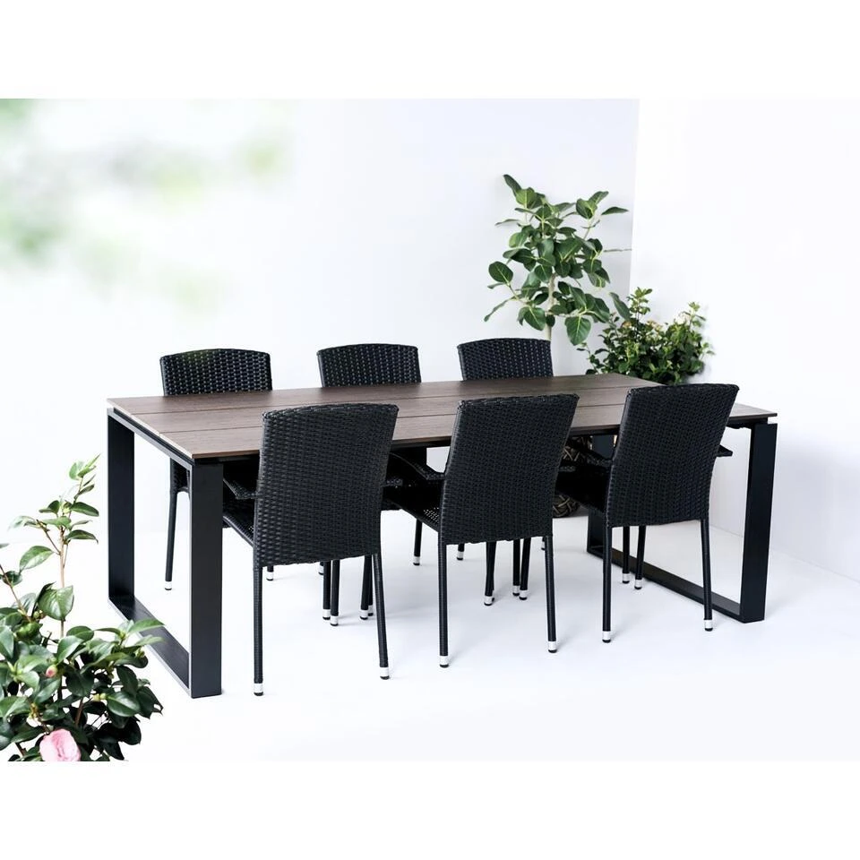 Lisomme Joris Tuintafel Bruin - 210 X 100 Cm 7 Lisomme Joris Tuintafel Bruin - 210 X 100 Cm - Afbeelding 5