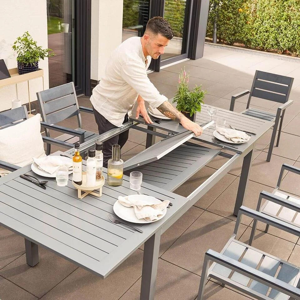 Merkloos HOME DELUXE Zitgroep CASA MADERA Hoeveelheid: 9 Stuks. 5 Merkloos HOME DELUXE Zitgroep CASA MADERA Hoeveelheid: 9 Stuks. - Afbeelding 3