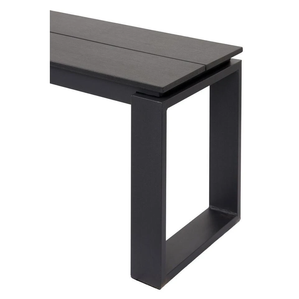 Lisomme Abel Tuinbank Zwart - 180 X 43 Cm 4 Lisomme Abel Tuinbank Zwart - 180 X 43 Cm - Afbeelding 2