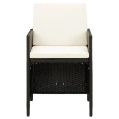 VidaXL - Tuinstoel En Voetenbank - Zwart - Poly Rattan - 4 Stuks 18 VidaXL - Tuinstoel En Voetenbank - Zwart - Poly Rattan - 4 Stuks -Geselecteerde Tuinmeubelwinkel f395b9f8bf7b4d37a87d85cdc822c87f