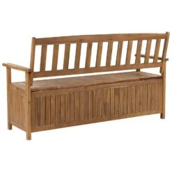 SOVANA - Tuinbank Met Opbergruimte - Lichthout/Taupe - Acaciahout -Geselecteerde Tuinmeubelwinkel f48c8d0f953d4648a1cd48c3b3525df7 1