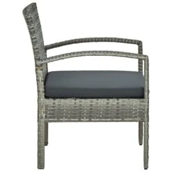 VidaXL - Tuin Fauteuil - Grijs - Poly Rattan 11 VidaXL - Tuin Fauteuil - Grijs - Poly Rattan -Geselecteerde Tuinmeubelwinkel f5497e31f2dd47d39b6bc14d40b7fd19