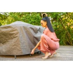 Outdoor Covers Ovale Tuinsethoes 245x200x80 Cm -Geselecteerde Tuinmeubelwinkel f573cadf575c4d15b77fb3579118f384
