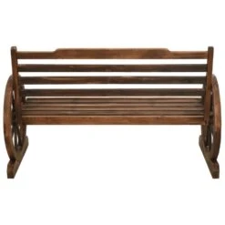 VidaXL - Tuinbank - Bruin - Vurenhout - 112 Cm -Geselecteerde Tuinmeubelwinkel f610001bbd9746eab301e56d93a56af7
