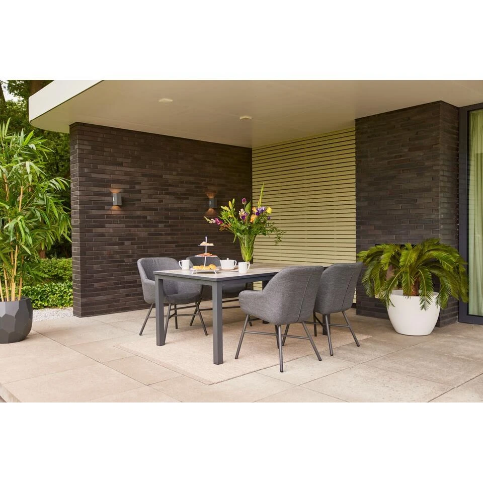 Hartman Comino Dining Tuintafel 163x105 Cm. - Keramiek/Grijs 5 Hartman Comino Dining Tuintafel 163x105 Cm. - Keramiek/Grijs - Afbeelding 3