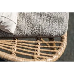 Castello Lounge Fauteuil - Light Teak Look - Natural Rotan-merino Sand -Geselecteerde Tuinmeubelwinkel fa4af4a981d04392b4974238027dd822