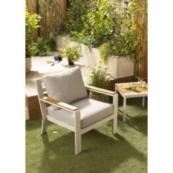 Loungefauteuil Biarritz - Zand/naturel 16 Loungefauteuil Biarritz - Zand/naturel -Geselecteerde Tuinmeubelwinkel sf 50105525 02