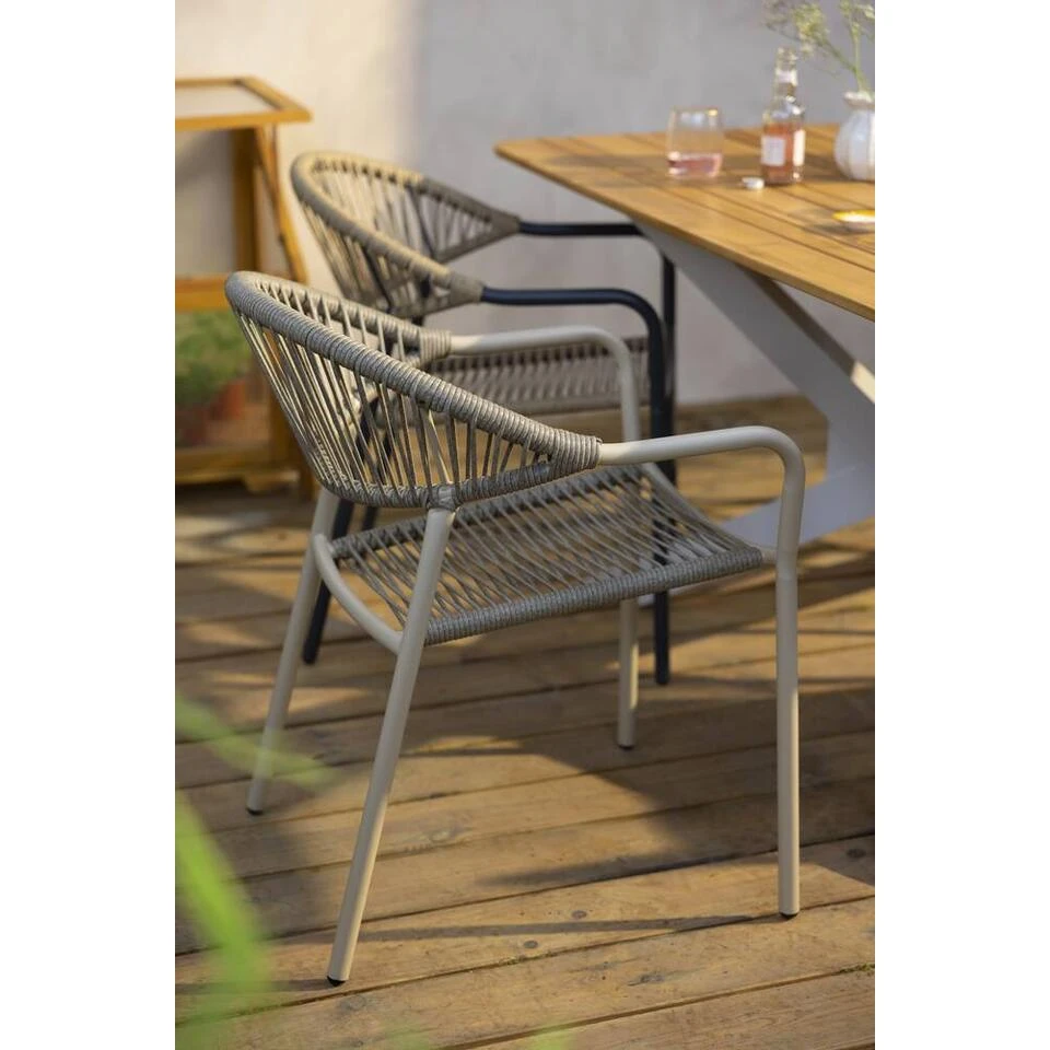 Terrasstoel Palamos - Naturel/zand 9 Terrasstoel Palamos - Naturel/zand - Afbeelding 7