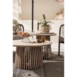 Bijzettafel Saône - Acacia/greywash - 45xØ50 Cm 11 Bijzettafel Saône - Acacia/greywash - 45xØ50 Cm -Geselecteerde Tuinmeubelwinkel sf 50153059 1011