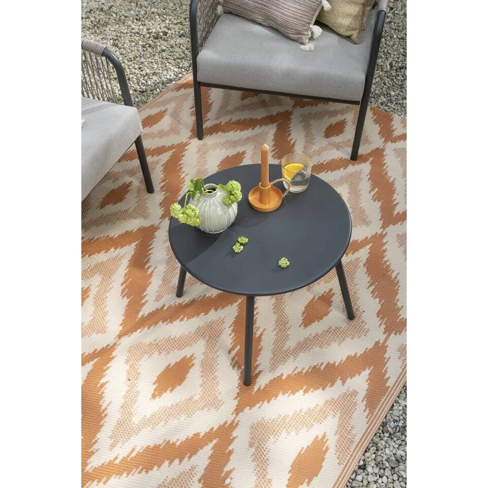 Bijzettafel Montreal - Antraciet/metaal - Ø50 Cm 7 Bijzettafel Montreal - Antraciet/metaal - Ø50 Cm - Afbeelding 5