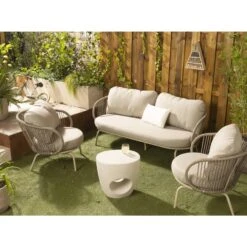 Tuinbijzettafel Corfu - Zand - 46x50x40 Cm 11 Tuinbijzettafel Corfu - Zand - 46x50x40 Cm -Geselecteerde Tuinmeubelwinkel sf 50155605